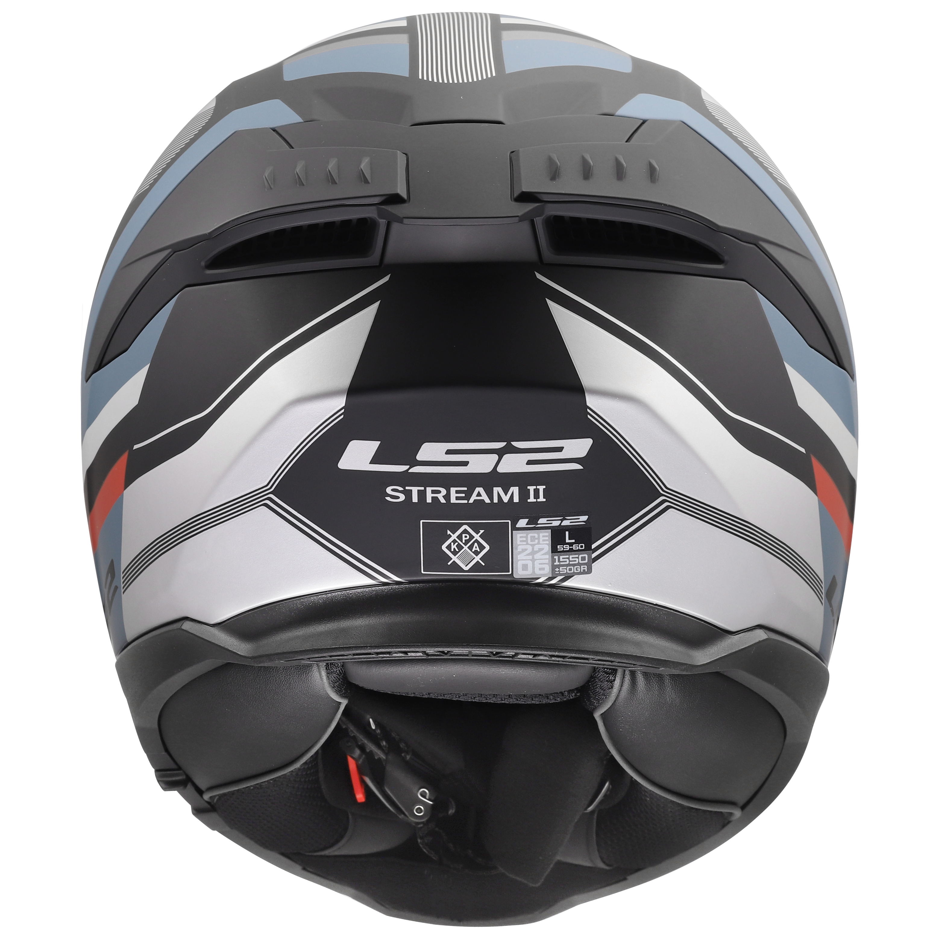 LS2 FF808 STREAM II  VINTAGE MATT BLACK PETROL (6)